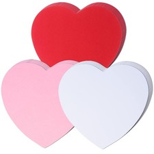 72 PCS 6 Inch Large Heart Cutouts, Assorted Color Shapes, Double Sided Paper