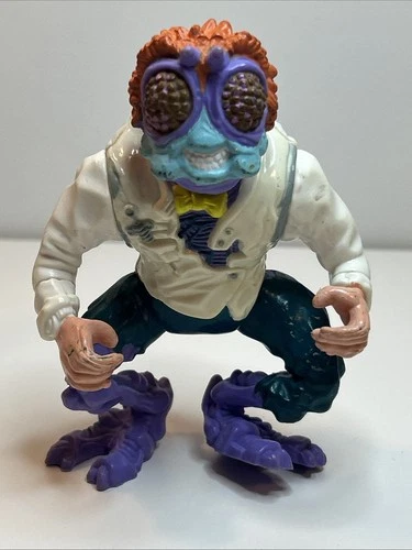 TMNT Ninja Turtles Baxter Stockman 1989 Playmates Action Figure Vintage