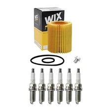 Wix Engine Oil Filter & NGK 6 V-Power Spark Plugs kit for FJ Cruiser 4L 1GR-FE
