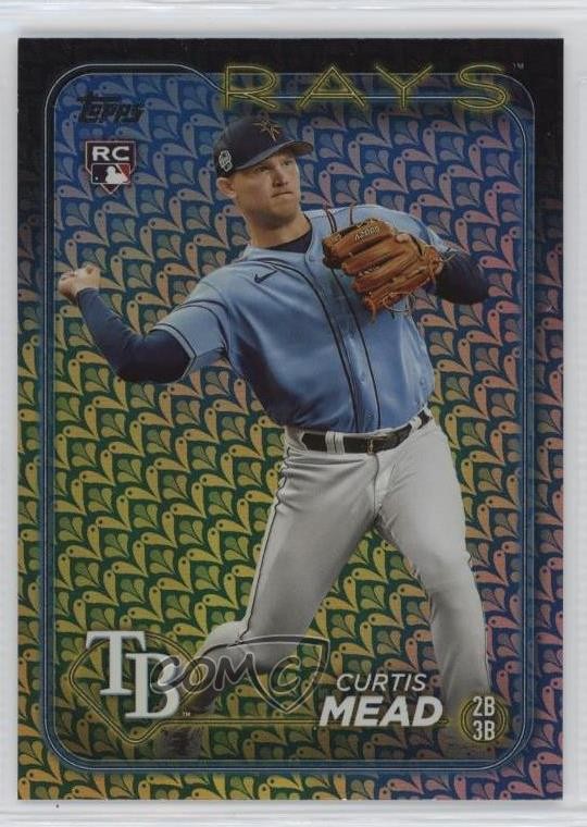 2024 Topps Series 1 Holiday Curtis Mead #82 Rookie RC 12g7