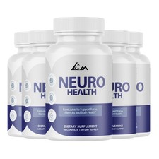 Neuro Health opracowany w celu wspierania pamięci i zdrowia mózgu suplement - 5 butelek