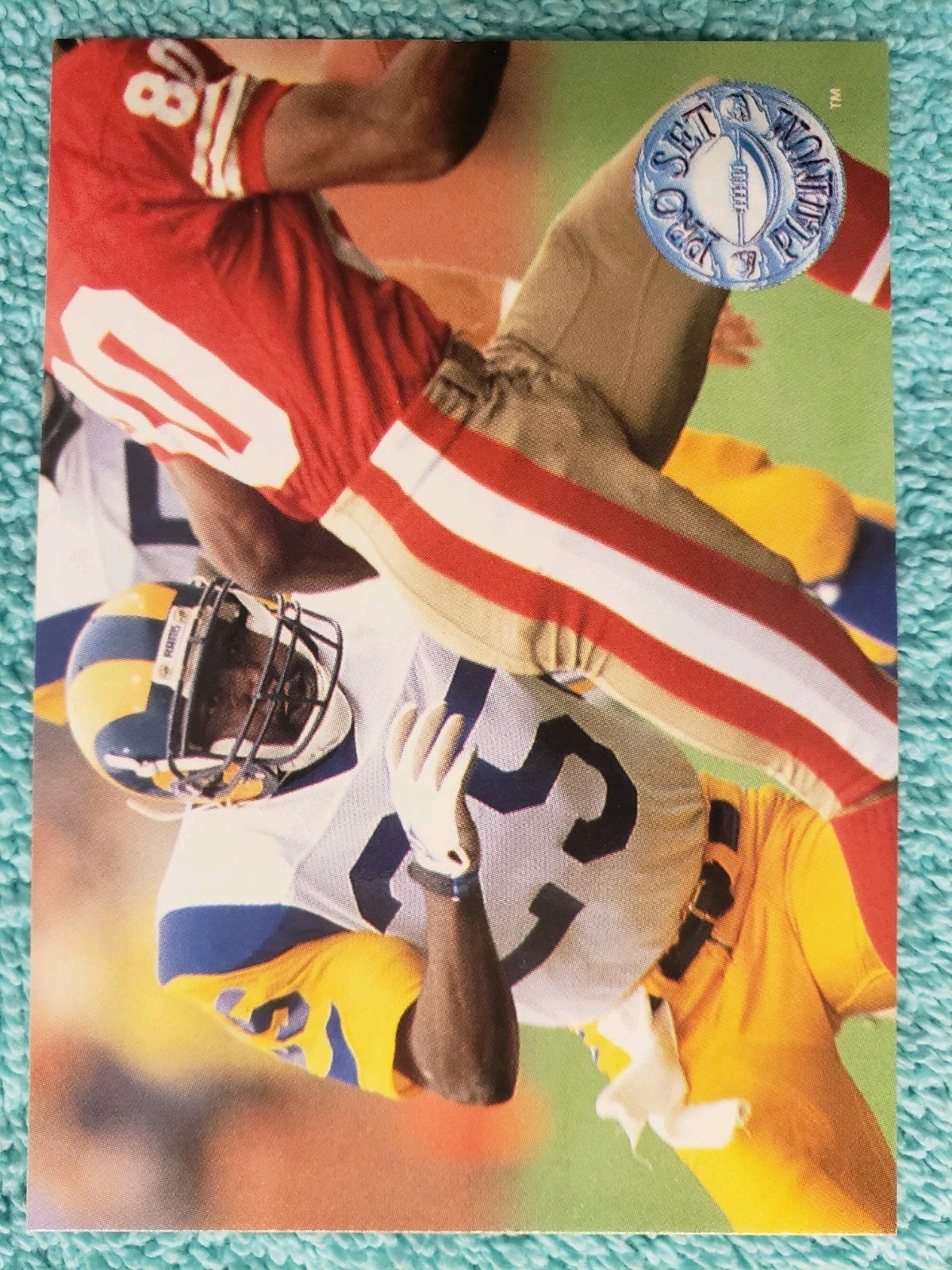 1991 PRO SET PLATINUM JERRY GRAY #61 LOS ANGELES RAMS 