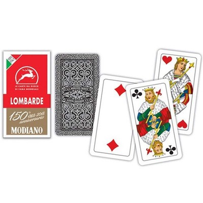 Modiano Lombarde Spielkarten (Rot)   LatestBuy