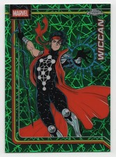 2026 Topps Chrome Marvel Wiccan #198 Hulk Green Lazer Refractor /99