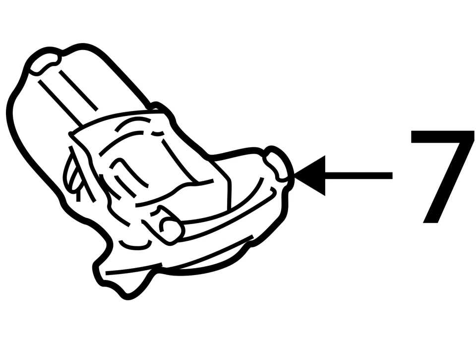 2000 Toyota Avalon Front Windshield Wiper Motor OEM 112K Miles - LKQ391819110 - Image 4 of 4