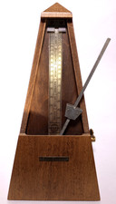 Vtg Practice Metronome - Seth Thomas - Wooden Music Pract Metronome - Works Well