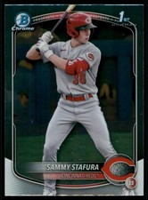 2025 Bowman #BCP-100 Sammy Stafura Chrome Prospects