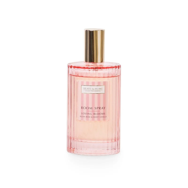 Heart & Home Fragranced Room Spray 90ml LOVING BLOOMS rose, vanilla & bergamot
