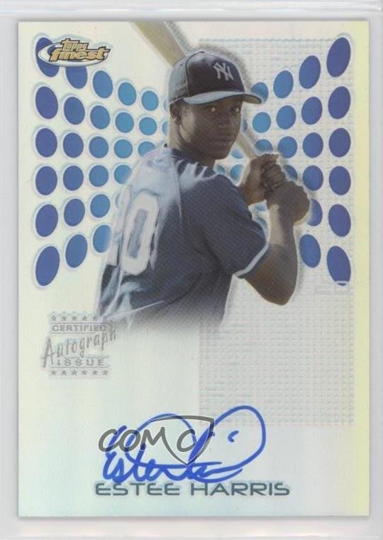2004 Topps Finest Refractor Estee Harris #116 Rookie Auto RC 0a90