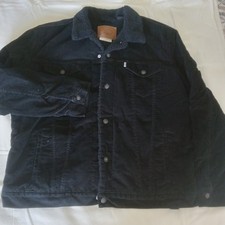 Las mejores ofertas en Levi's Negro Grande y alto abrigos