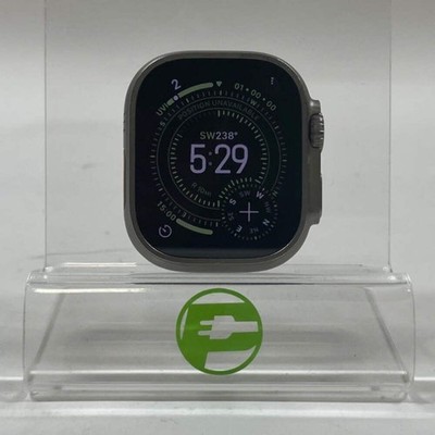 Unlocked Apple Watch Ultra 49MM Natural Titanium MQF03LL/A Face Only