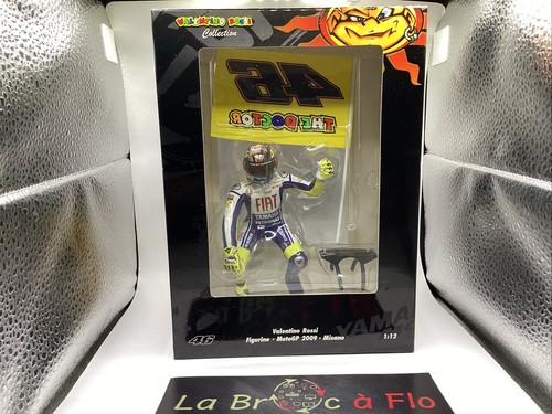 Tres Rare Minichamps 1/12 Figurine , Valentino Rossi , MotoGP 2009 MISANO - Foto 4 di 7