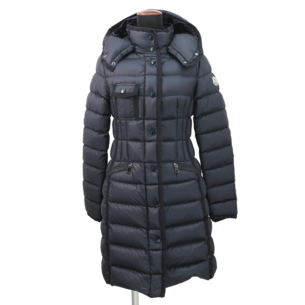 MONCLER HERMINE Hermine Down Coat Size 00 Nylon100% Navy 