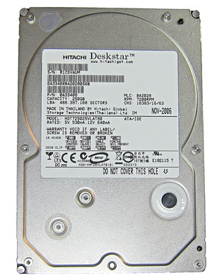 Genuine 250GB Hitachi Deskstar HDT725025VLAT80 3.5'' ATA/IDE Hard Drive