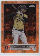 2022 Topps Chrome Sapphire Edition Orange 10/25 Christian Walker #75 0c3
