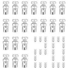 XIHIRCD 20pcs Universal Throttle Clamp Throttle Brake Cable Ends with Clear