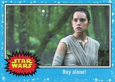 2017 Topps Reise nach Star Wars Die letzten Jedi Rey allein! #83