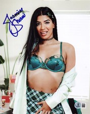 Hot Sexy Jasmine Sherni Signed 8x10 Photo Adult Star Autograph Beckett Hologram