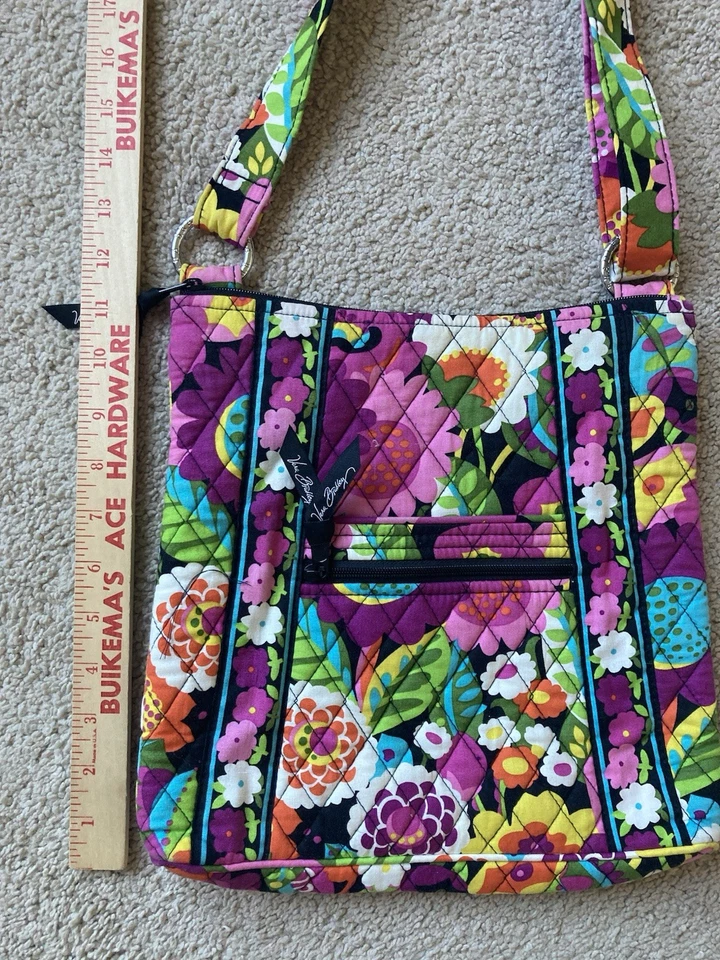 Vera Bradley Va Va Bloom Large Hipster Shoulder Bag New - Image 3 of 4