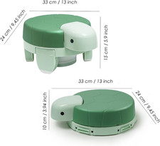 4-In-1 Portable Travel Potty Toddlers Foldable Seat Splash Guard Non-Slip Base