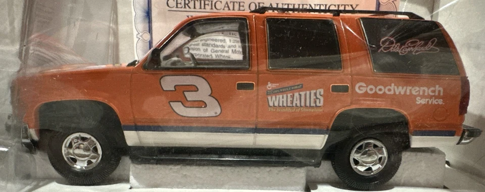 1997 Dale Earnhardt Wheaties Chevrolet Tahoe 1:24 Brookfield NASCAR Diecast - Image 2 of 3