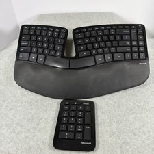 Microsoft Sculpt Ergonomic Wireless Keyboard  Number Pad Model 1559 USB Dongle