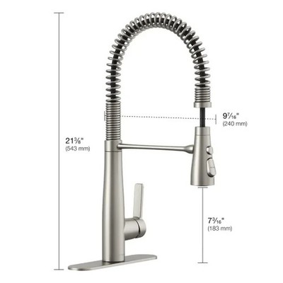 Kohler Vind Semi Professional Pull Down Kitchen Faucet Model R33911-VS