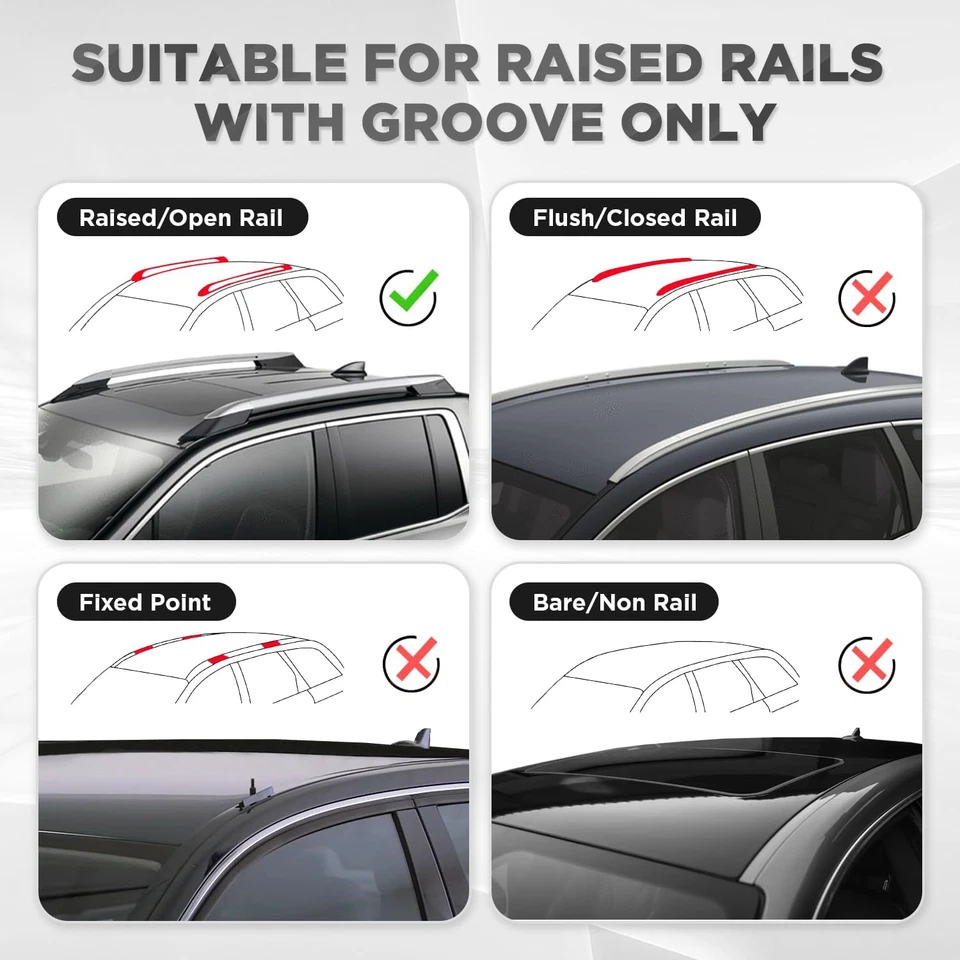 2 шт. замок поперечная штанга багажник на крышу подходит для Subaru Outback 2026+ - Изображение 2 из 4