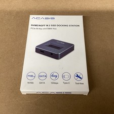 ACASIS NVME to USB Docking Station M.2 SSD Adapter 10Gbps Aluminum Alloy Case