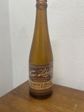 Rare Pre Pro Schlitz Paper Label Beer Bottle Boston Wi Wisconsin