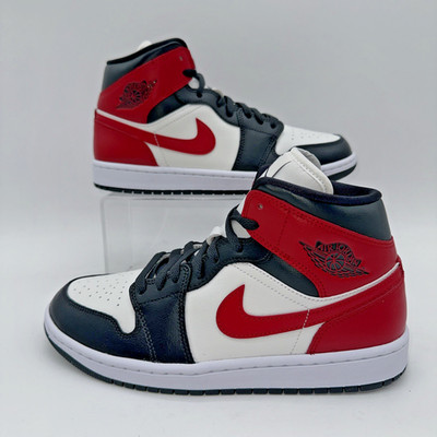 Nike Women's Size 6.5 Air Jordan 1 Mid (BQ6472 160) Red Sneaker Basketball