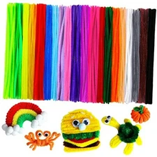 200pcs 20colors, Pipe Cleaners, Chenille Stems, Pipe Small Pack Multi-Color