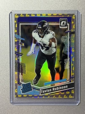 Tavius Robinson Baltimore Ravens Panini Optic NFL 2023 FLEXRATED ROOKIE /149