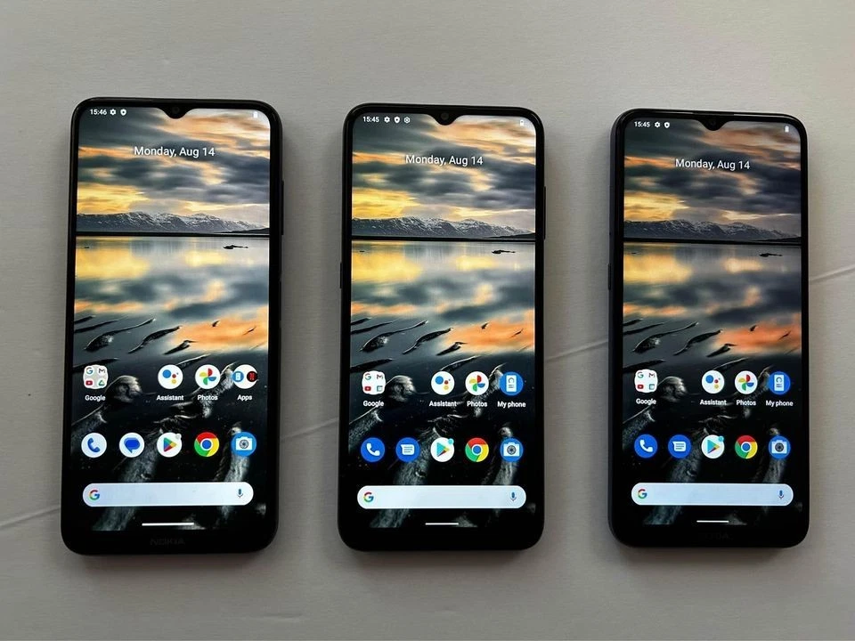 LOTE DE 3 Nokia G20 128GB 4GB RAM Doble SIM 48MP GSM Desbloqueado de fábrica con FUNDAS Foto 2 de 4