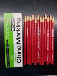 12 Dixon China Markers Red