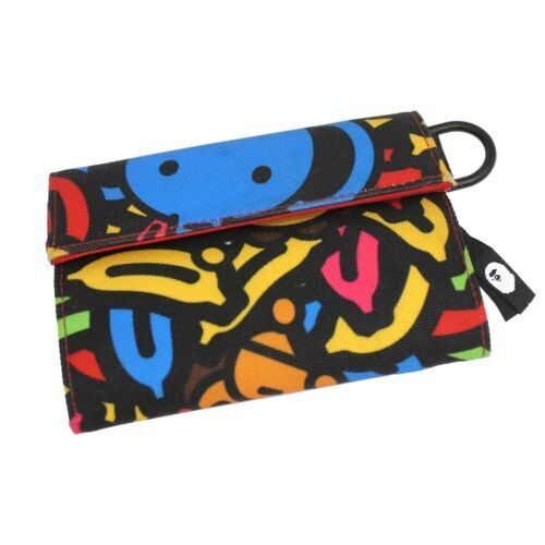 Bape Wallet Mens PINK CAMO Nylon Bi-Fold Bathing Ape Head Bape Wallet Mens PINK CAMO Nylon Bi-Fold Bathing Ape Head