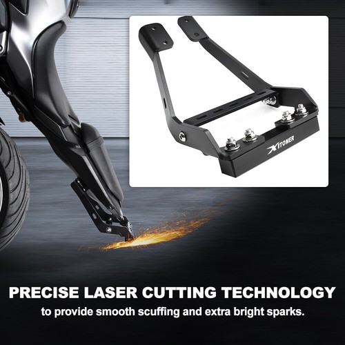 Protection de barre anti-rayures arrière acier 12 heures compatible avec Yamaha FZ-07 / MT-07 2014-2025 - Photo 4/16
