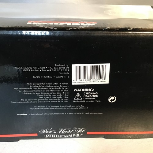 Minichamps 1/18 McLaren Mercedes MP 4/12 M. Hakkinen 530971809 - Picture 4 of 7