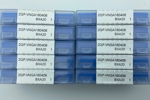 10 pieces of Tungaloy CBN inserts: 2QP-VNGA160408 BXA20 - Picture 2 of 2
