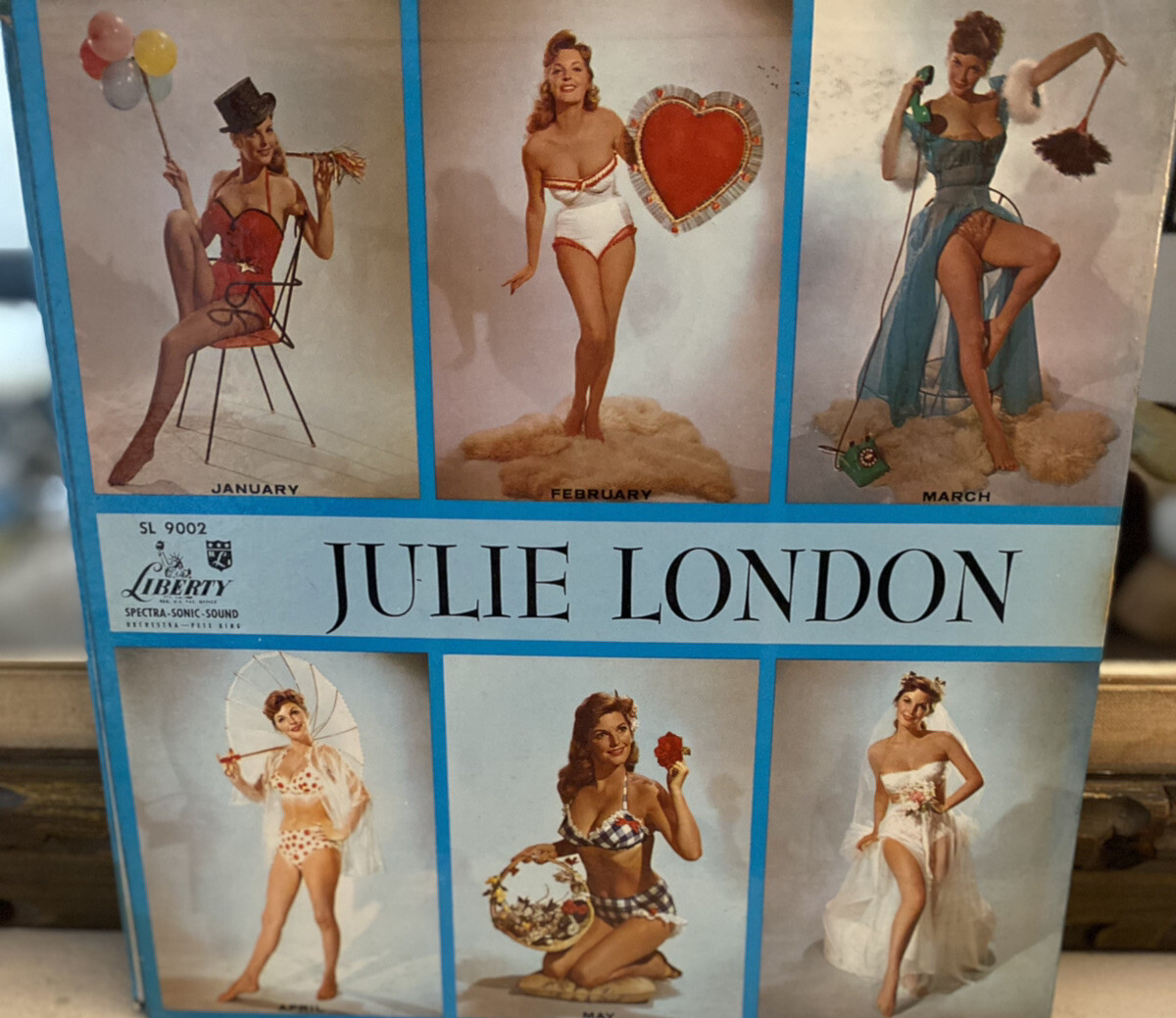 JULIE LONDON - Calendar Girl LP - Original 1956 Liberty SL 9002