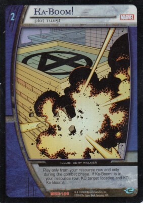VS System: Ka-Boom! (EA) [Played] TCG CCG Classic Marvel DC DH Dark Horse