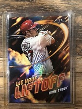2021 Topps Fire Mike Trout We Have Liftoff #WHL1 Angels