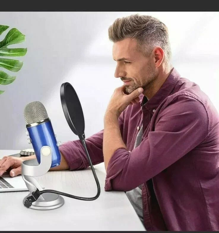 Filtro Pop Micrófono Profesional Aokeo Foto 3 de 4