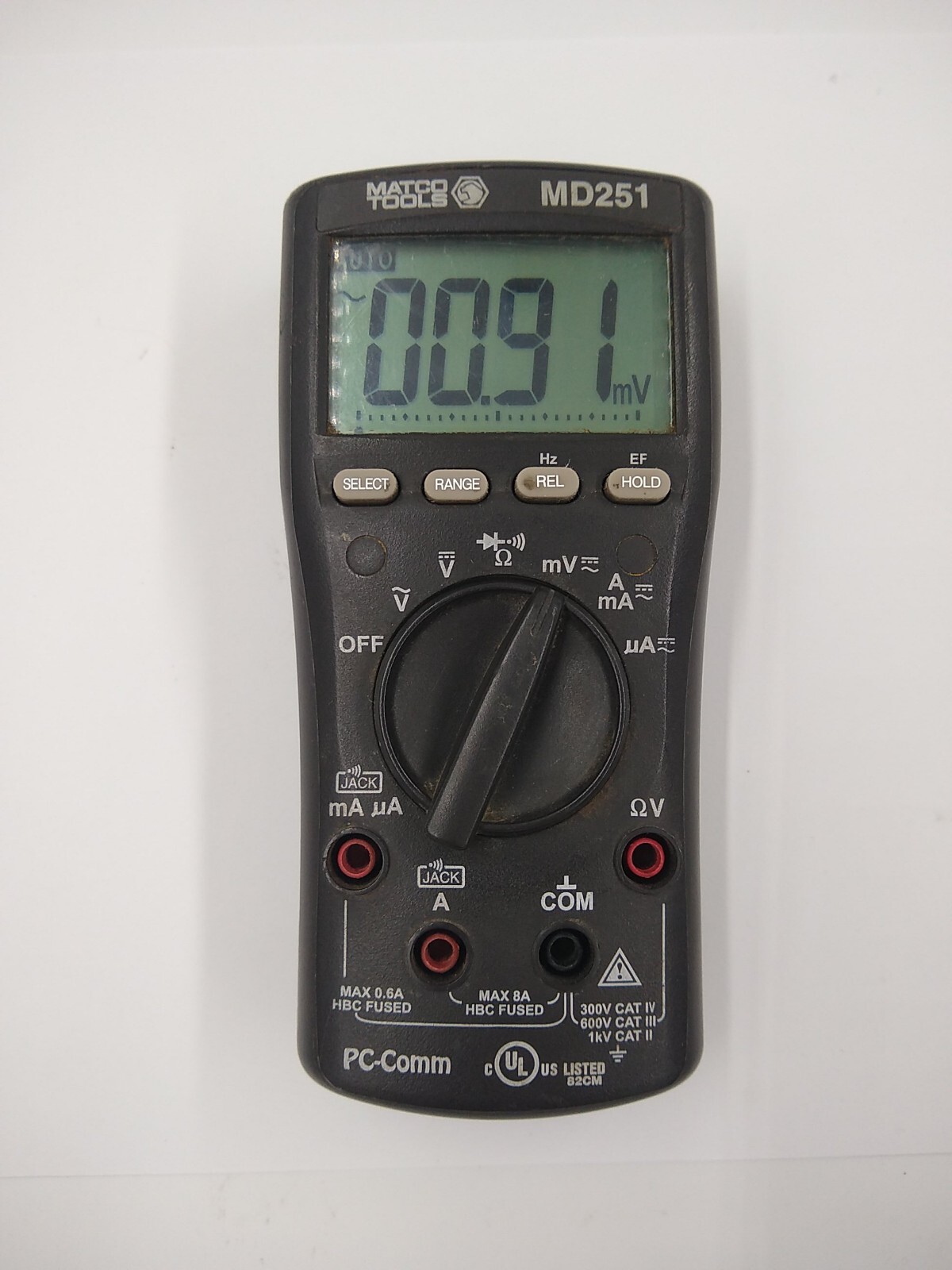 MATCO BASIC DIGITAL MULTIMETER MD251 | eBay