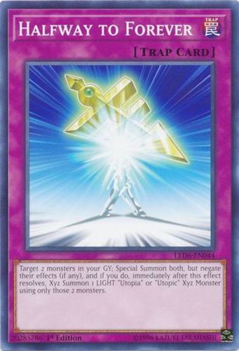 YGO-4x-Near Mint-Halfway to Forever - LED6-EN044 - Common - 1st Edition-Legendar - Picture 1 of 1