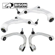 Bison Performance 4pc Front Upper & Lower Suspension Control Arm Kit For Audi Q7