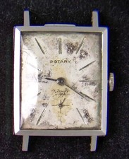Rotary Rectangular Thin Men's Manual Cal. 433 Vintage Watch -- Spares/Repairs