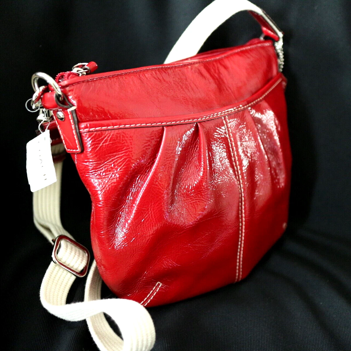 Red coach deals purse small