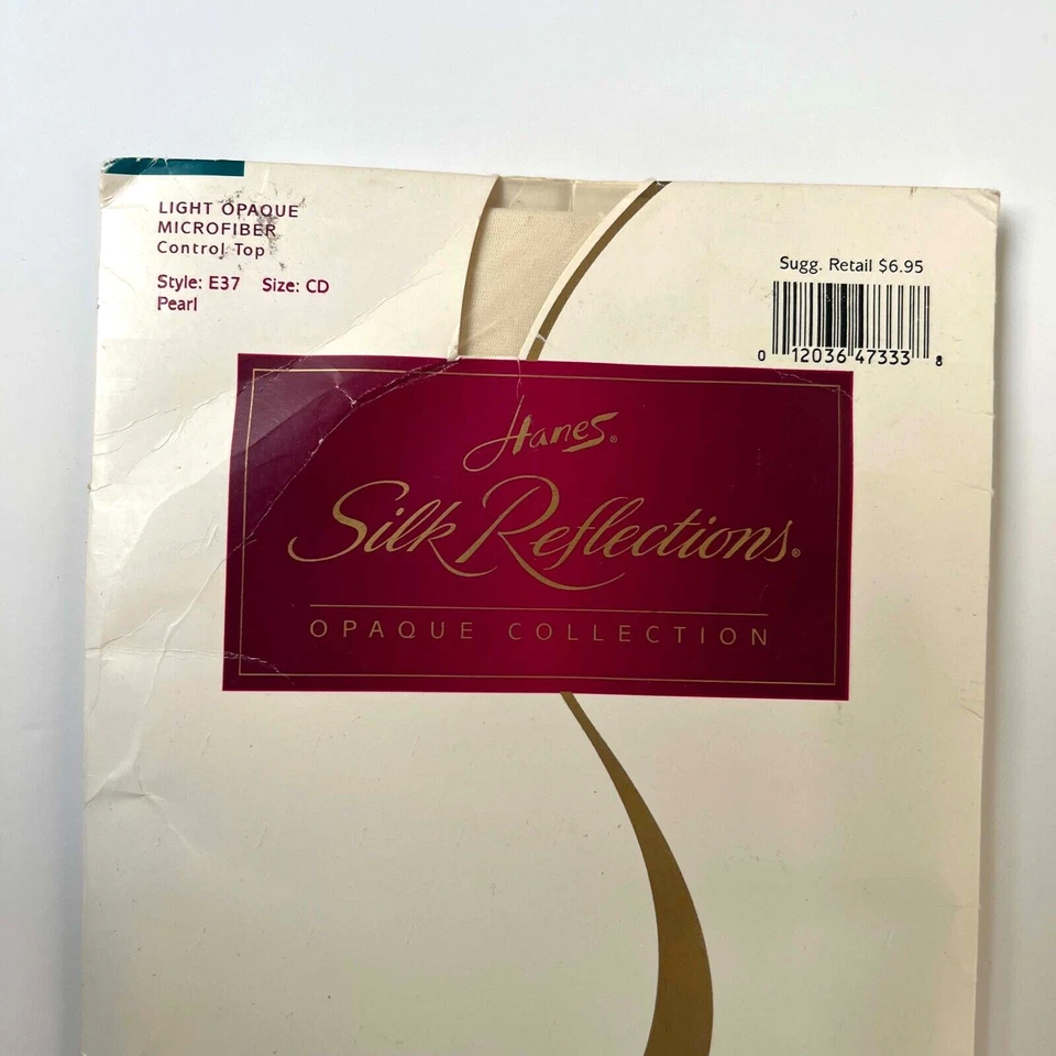 Pantimedias Hanes Silk Reflections Control Top Luz Opaca Talla CD Clásico Perla Foto 4 de 4