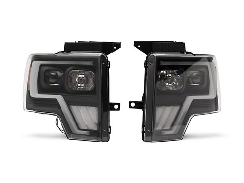 Raxiom T544003 for 09-14 Ford F-150 G4 Projector Headlights-Black Housing Clear - Picture 2 of 2